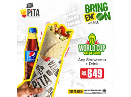 PITA - The Shawarma Revolution! World Cup Deal 1 For Rs.649/-